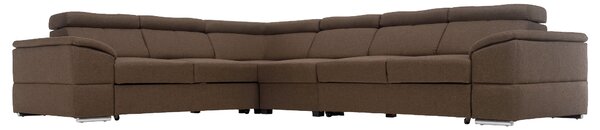 KONDELA Colţar, gri-maro Taupe, SEGORIA LUX