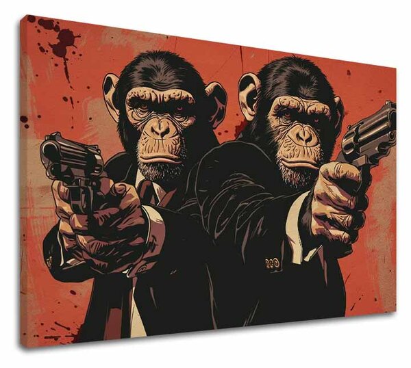 Monkey Gang - Imaginea pentru un interior îndrăzneț - 60x90 cm