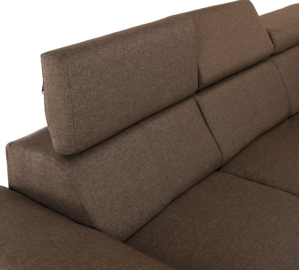 KONDELA Colţar, gri-maro Taupe, SEGORIA LUX