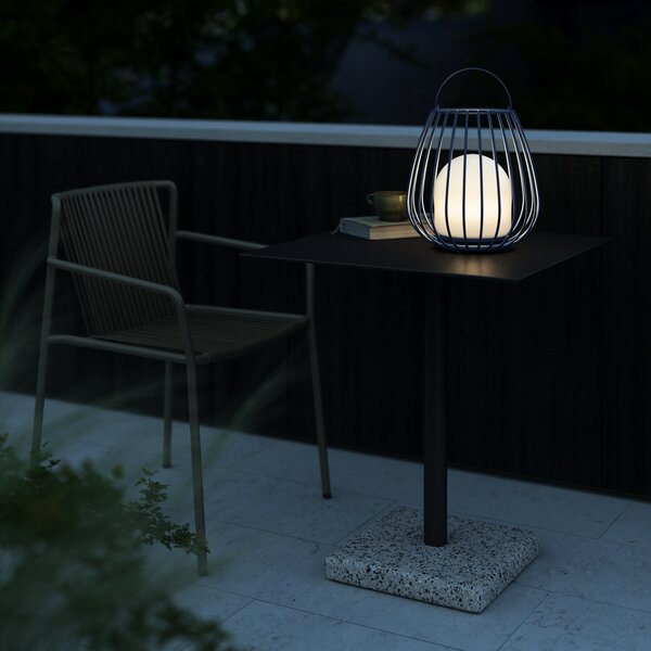 Nordlux Lampă de masă cu LED Jim To-Go, pentru exterior, albastru, reglabil, Albastru, Metal, Modern