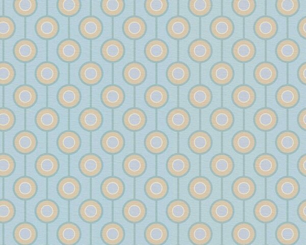 Tapet vlies pentru perete retro chic 39537-4