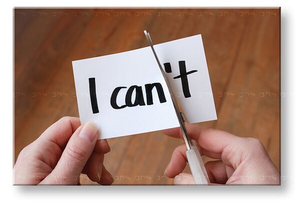 Motivațional Tablou de perete I cant - 20x30 cm