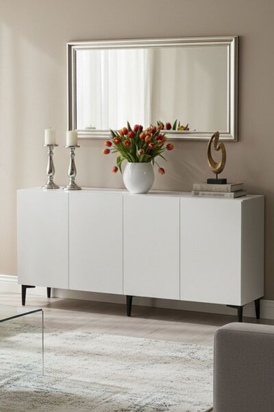 Apolos komód, fehér, 150 cm