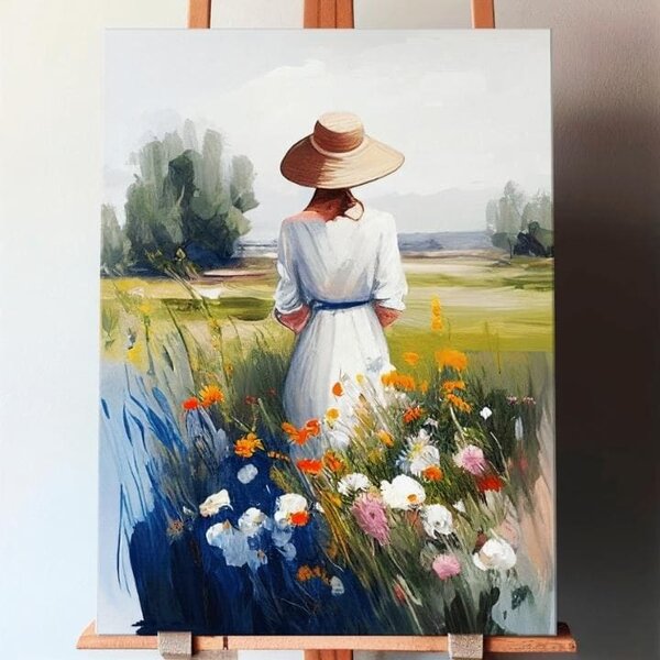 Peisaj pe pânză Găsirea liniștii în natură - 40x50 cm