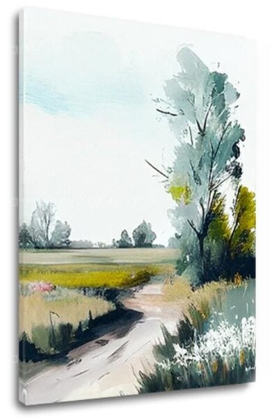 Peisaj pe pânză Călătorie spre o viață mai bună - 40x50 cm