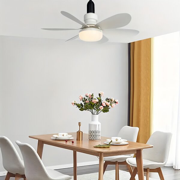 Lampa cu ventilator de tavan, 6 elice