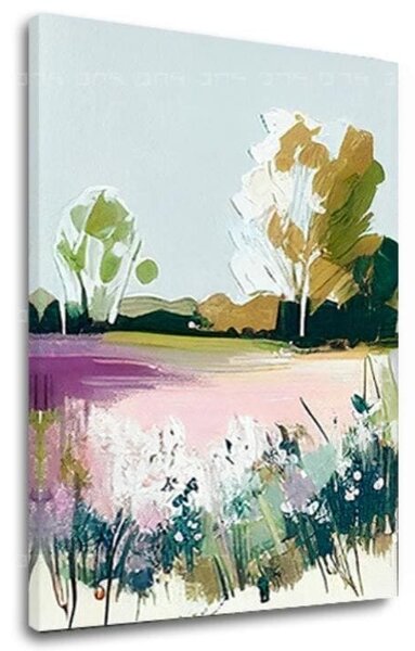 Peisaj pe pânză În floare de primăvară - 40x50 cm