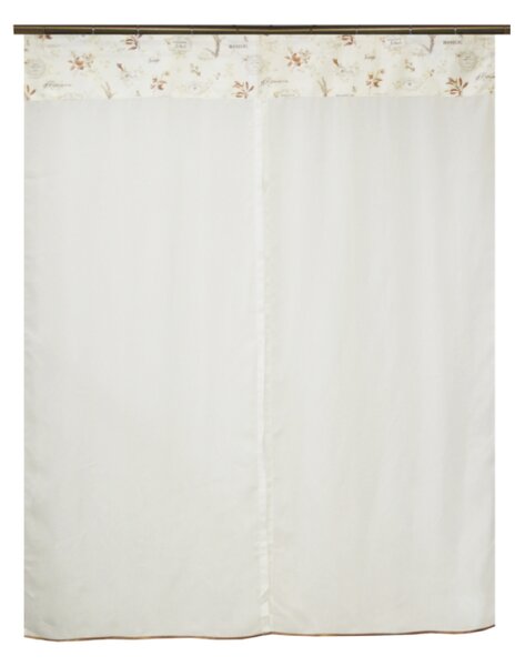 Perdea Velaria in ivoire, 140x170 cm