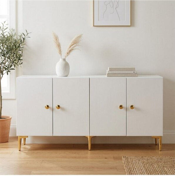 Simple komód, fehér, 180 cm