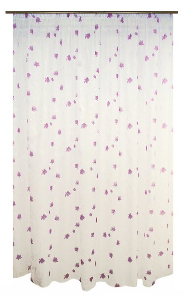Perdea superpaint flowers purple, 290x245 cm
