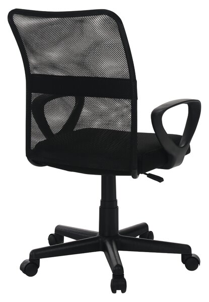 KONDELA Scaun de birou, negru, REMO 3 NEW