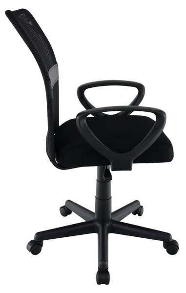 KONDELA Scaun de birou, negru, REMO 3 NEW