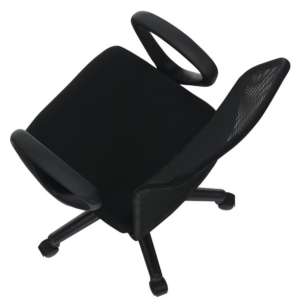 KONDELA Scaun de birou, negru, REMO 3 NEW
