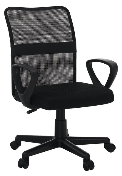 KONDELA Scaun de birou, negru, REMO 3 NEW