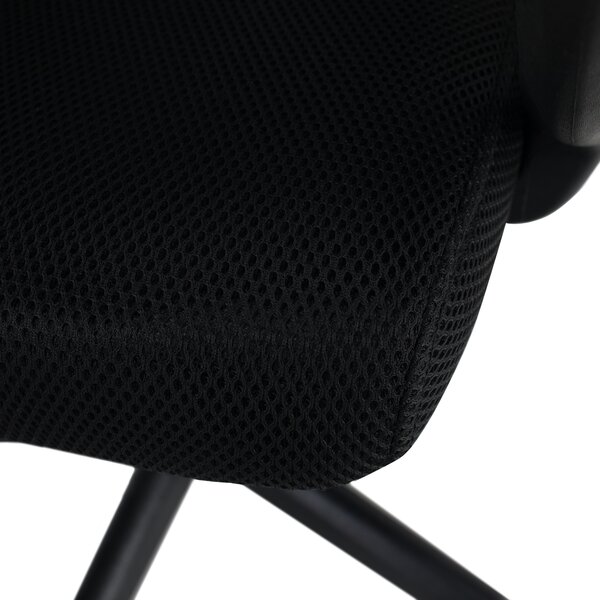 KONDELA Scaun de birou, negru, REMO 3 NEW