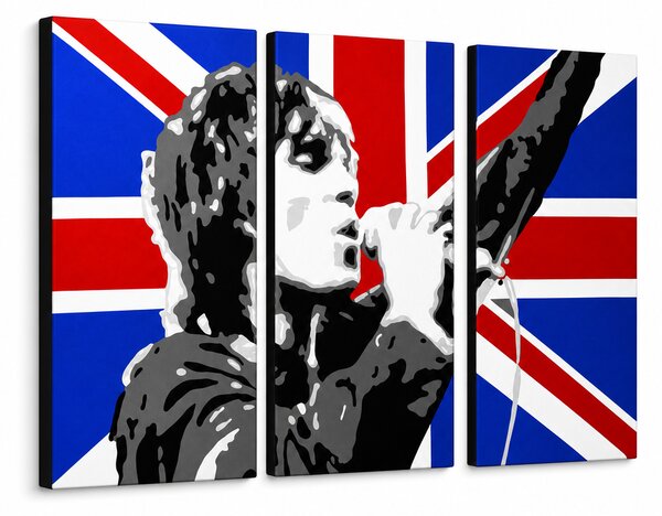 Tablou POP ART pictat manual Ian Brown 3 buc ib4 - 60x40 cm