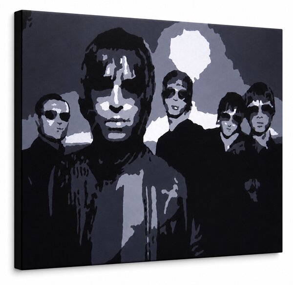 Tablou POP ART pictat manual Oasis 1 buc oa - 80x60 cm