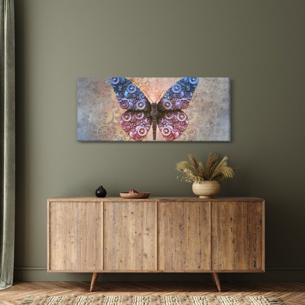 Tablou - Fluture steampunk (120x50 cm)