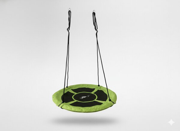 Leagan cuib verde, rotund 100 cm, maxim 120 de kg, JollyMag, HAM5191