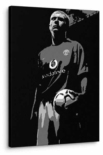 Tablou POP ART pictat manual Paul Scholes 1 bucată ps - 30x40 cm