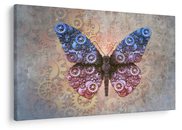 Tablou - Fluture steampunk (90x60 cm)