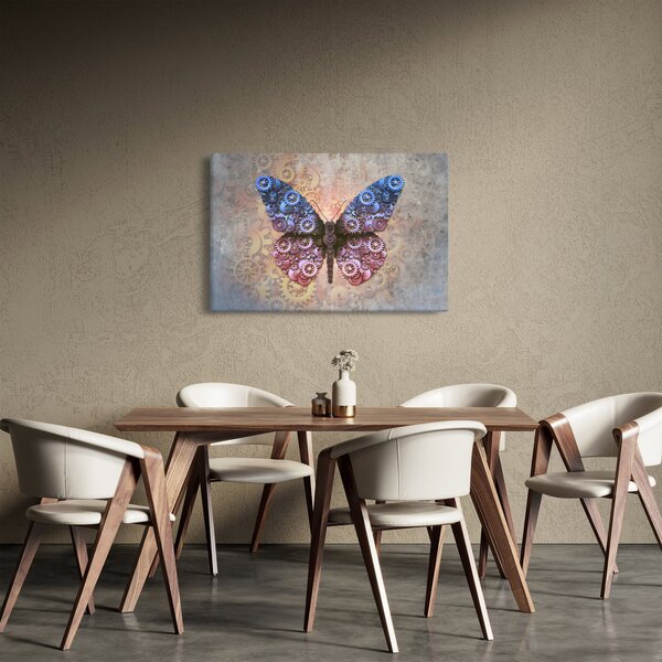 Tablou - Fluture steampunk (90x60 cm)