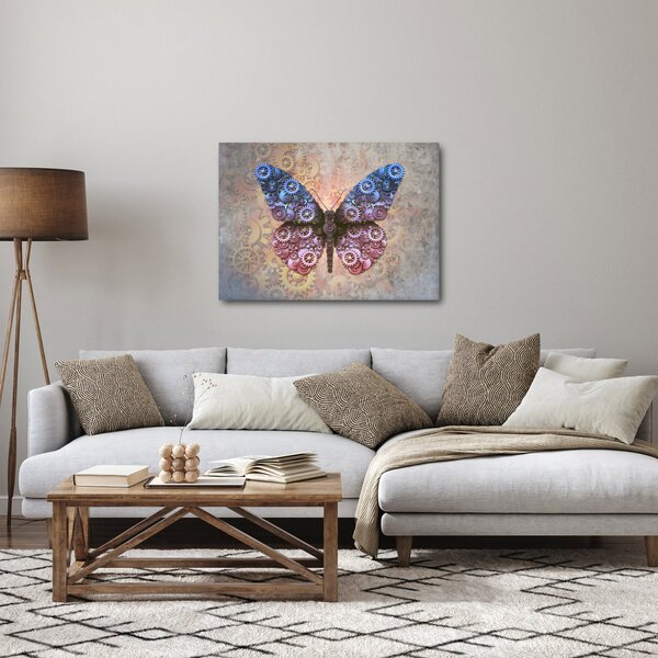 Tablou - Fluture steampunk (70x50 cm)