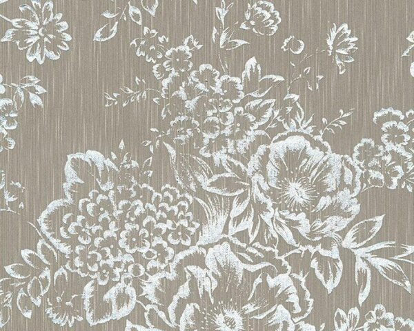 Tapet vlies pentru perete metallic silk 30657-4