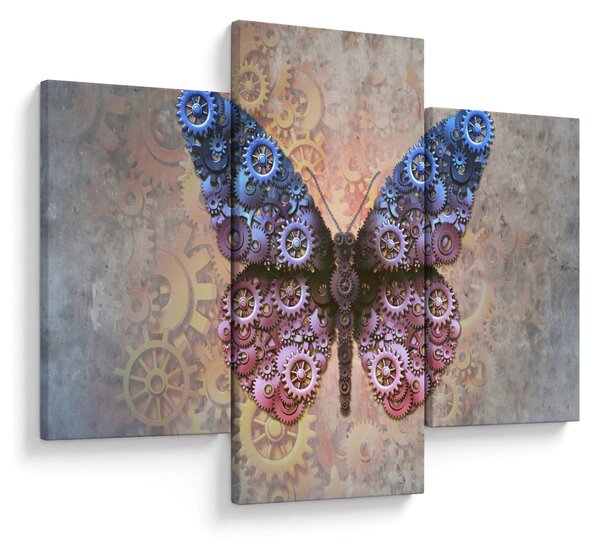 Tablou - Fluture steampunk (90x60 cm)