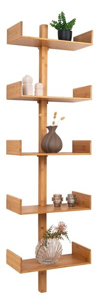 Raft în culoare naturală etajat din bambus 50 cm Villa – House Nordic