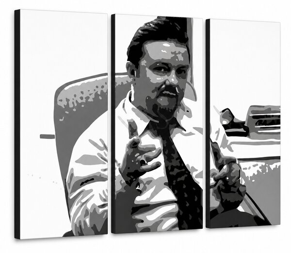 Pictat manual POP Art The Office 3 părți imagine acest - 60x40 cm