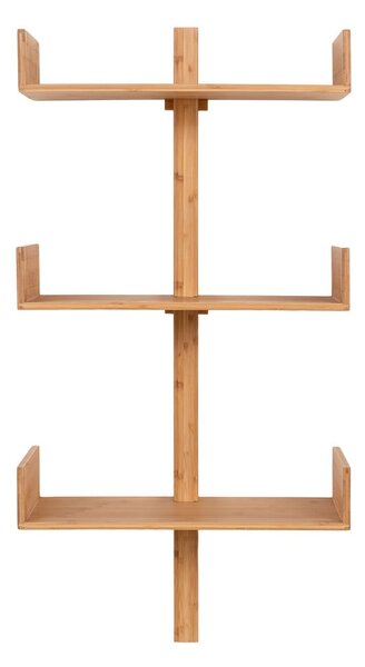 Raft în culoare naturală etajat din bambus 50 cm Villa – House Nordic