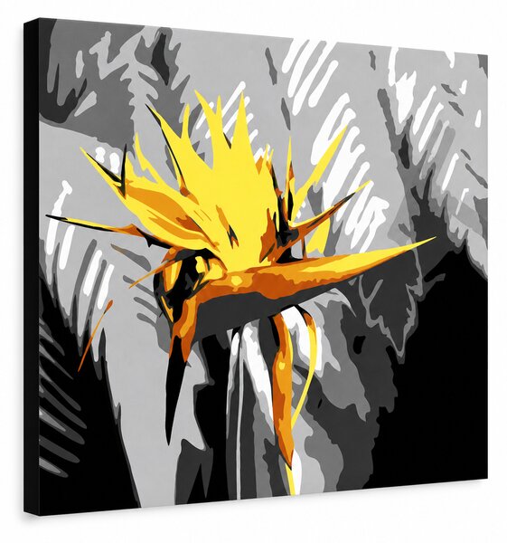 Pictate manual POP Art Flower 1 bucată imagine flo4 - 60x40 cm