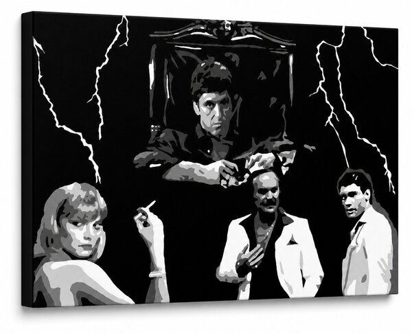 Tablou POP ART pictat manual AL PACINO 1 buc al15 - 80x60 cm