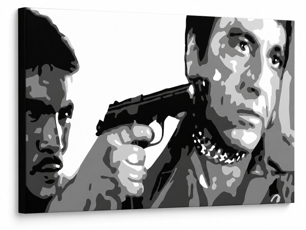 Tablou POP ART pictat manual AL PACINO 1 buc al20 - 80x60 cm