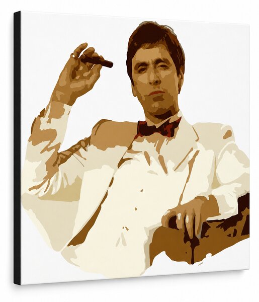 Tablou POP ART pictat manual AL PACINO 1 buc al35 - 50x40 cm