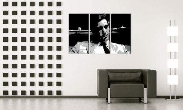 Tablou POP ART pictat manual AL PACINO 3 piese al66 - 60x40 cm