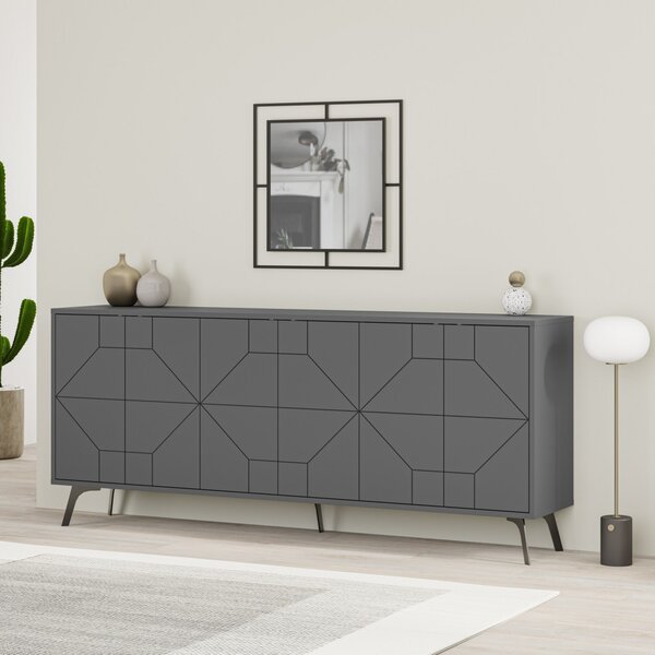 Dune komód, antracit, 183,8 cm