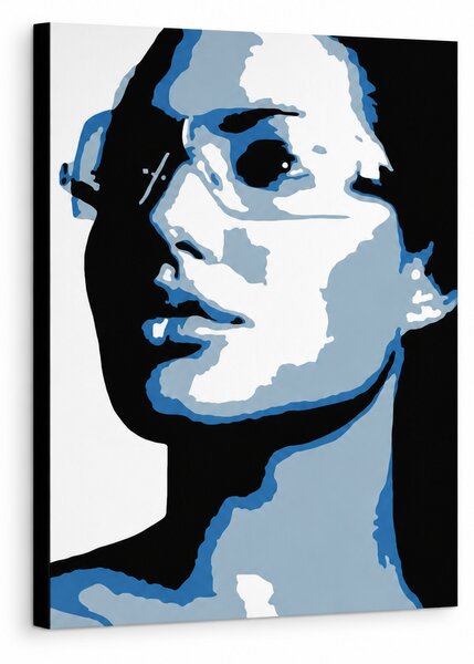 Tablou POP ART pictat manual Angelina Jolie 1 bucată chiar - 30x40 cm