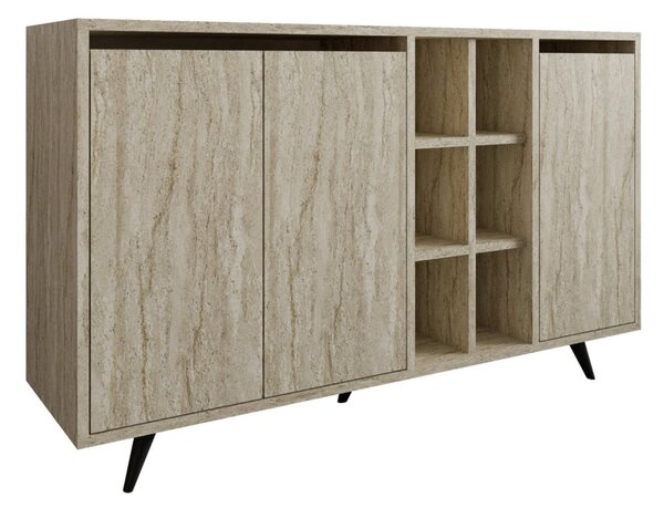 Seria komód, travertin, 140 cm