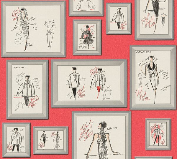 Tapet vlies pentru perete karl lagerfeld 37846-2