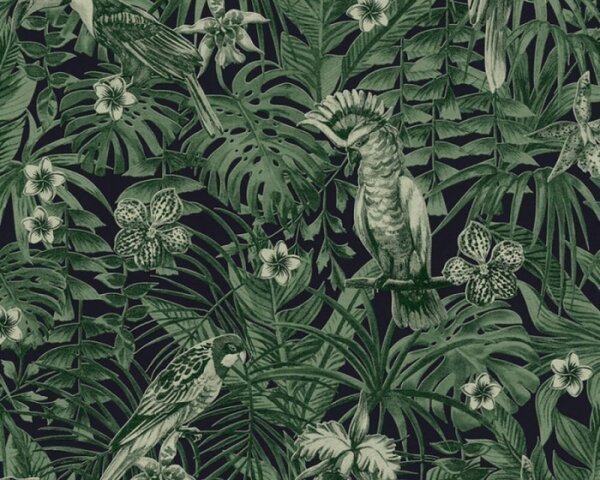 Tapet vlies pentru perete greenery 37210-1