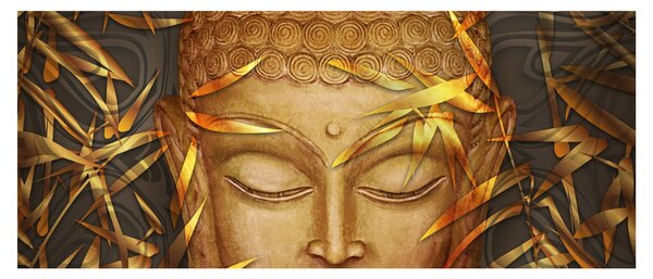 Tablou - Buddha de aur (120x50 cm)
