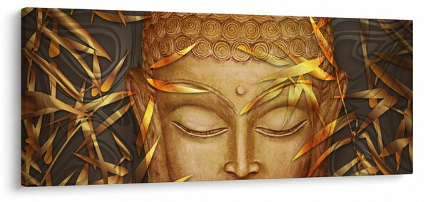 Tablou - Buddha de aur (120x50 cm)