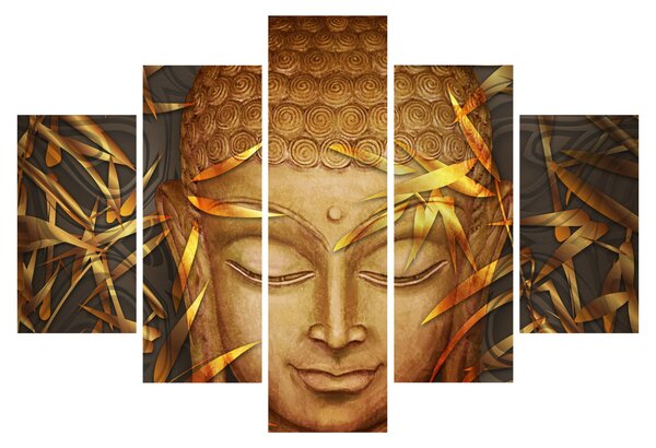Tablou - Buddha de aur (150x105 cm)