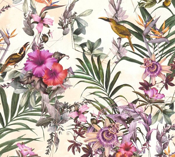 Tapet vlies pentru perete dream flowery 38178-6