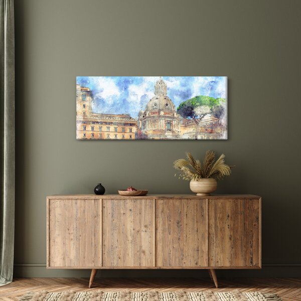 Tablou - Biserica Santa Maria di Loreto, Roma, Italia (120x50 cm)