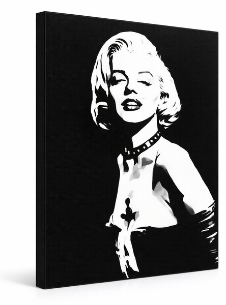 Tablou POP ART pictat manual Marilyn MONROE 1 buc mon5 - 60x80 cm