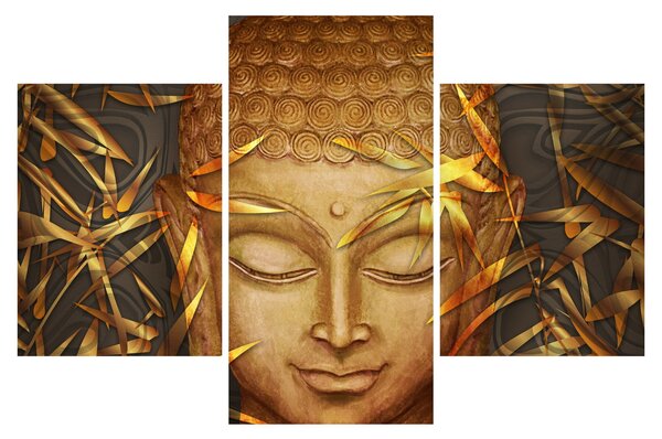 Tablou - Buddha de aur (90x60 cm)
