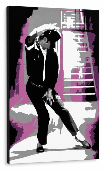 Tablou POP ART pictat manual Michael Jackson 1 bucată mj3 - 40x60 cm